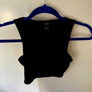 SHEIN — black crop top